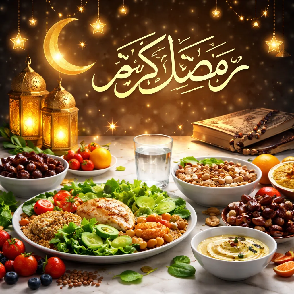 رژیم غذایی در ماه رمضان | راهنمای علمی برای روزه‌داری سالم و پرانرژی